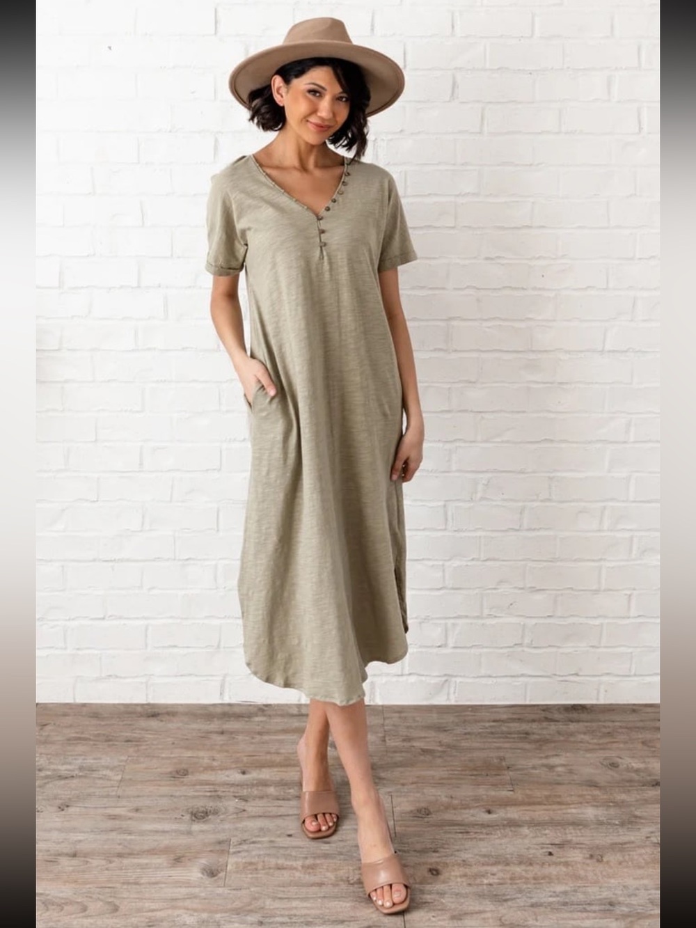 New Sign Here Clothing The Perfect Tee Cotton Dress Size Medium